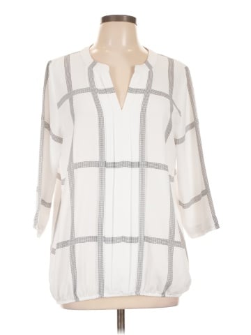 41Hawthorn 3/4 Sleeve Blouse (view 1)
