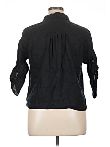 INC International Concepts 3/4 Sleeve Button-Down Shirt (view 2)