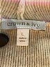 Crown & Ivy Tan Cardigan Size L - photo 7