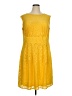 New Directions 100% Polyester Yellow Cocktail Dress Size 16 - photo 1