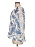 Unique Spectrum Blue 3/4 Sleeve Blouse Size L - photo 5