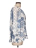 Unique Spectrum Blue 3/4 Sleeve Blouse Size L - photo 4
