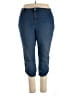 Gloria Vanderbilt Color Block Blue Jeans Size 20 - photo 1