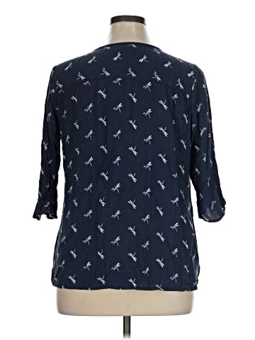 Croft & Barrow 3/4 Sleeve Blouse (view 2)