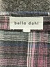 Bella Dahl Plaid Gray Long Sleeve Blouse Size S - photo 7