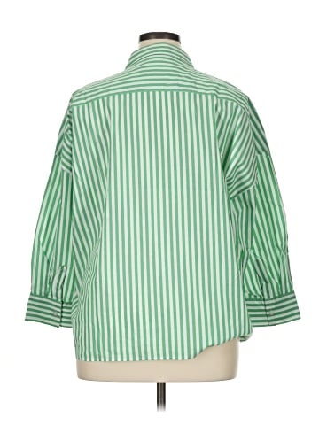Nautica 3/4 Sleeve Button-Down Shirt (view 2)