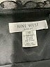 Nine West 100% Silk Stars Black Cocktail Dress Size 12 - photo 7