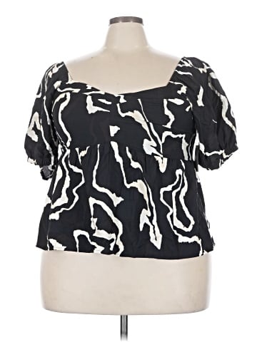 Nine West Short Sleeve Blouse (view 1)