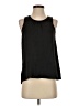 Ann Taylor LOFT 100% Polyester Black Sleeveless Blouse Size XS (petite) - photo 1