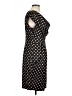 Pink Martini 100% Polyester Polka Dots Black Cocktail Dress Size L - photo 4