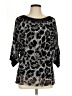 Alberto Makali Black 3/4 Sleeve Blouse Size L - photo 1