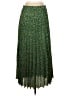 Max Studio 100% Polyester Paisley Green Casual Skirt Size S - photo 2