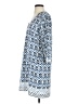 Alex + Alex Print Blue Casual Dress Size S - photo 5