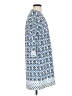 Alex + Alex Print Blue Casual Dress Size S - photo 4