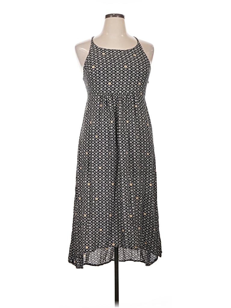 Pre-owned Roxy Casual Dress In Gray