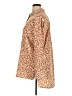 Nine West 100% Polyester Animal Print Brown 3/4 Sleeve Blouse Size XL - photo 5