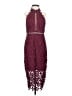 Bardot 100% Polyester Burgundy Cocktail Dress Size 4 - photo 1