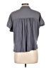 Splendid Gray Short Sleeve Blouse Size L - photo 2