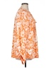White Mark Orange Long Sleeve Blouse Size 1X - photo 4