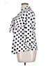 Unique Vintage 100% Polyester Polka Dots White 3/4 Sleeve Blouse Size 1X - photo 5