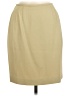 Kasper A.S.L. 100% Polyester Solid Tan Formal Skirt Size 6 (petite) - photo 1