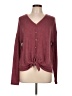 Mudd Burgundy Cardigan Size L - photo 1
