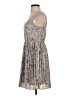 Lauren Conrad 100% Polyester Floral Gray Cocktail Dress Size 2 - photo 5