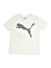Puma 100% Cotton Ivory Short Sleeve T-Shirt Size 8 - photo 1
