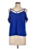 Moa Moa Blue Sleeveless Blouse Size L - photo 1