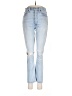 AGOLDE 100% Cotton Hearts Blue Jeans Size 24 waist - photo 1