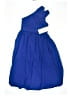 Assorted Brands 100% Polyester Solid Blue Dress Size 10 - photo 1