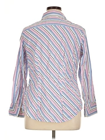 Jones New York Signature Long Sleeve Button-Down Shirt (view 2)
