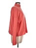Free People 100% Cashmere Solid Pink Orange Cashmere Pullover Sweater Size L - photo 4