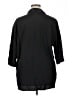 Distinctly Different Solid Black 3/4 Sleeve Button-Down Shirt Size XL (estimated) - photo 2
