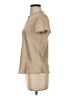 Express Outlet 100% Polyester Tan Short Sleeve Top Size XS - photo 5