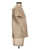Express Outlet 100% Polyester Tan Short Sleeve Top Size XS - photo 4