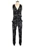 Veronica M. Paisley Black Jumpsuit Size S - photo 1