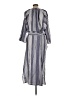 Mara Hoffman Stripes Gray Casual Dress Size L - photo 2