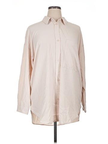 JoyLab Long Sleeve Blouse (view 1)