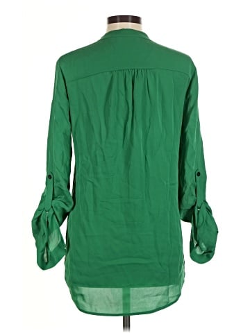 Diane von Furstenberg Long Sleeve Silk Top (view 2)