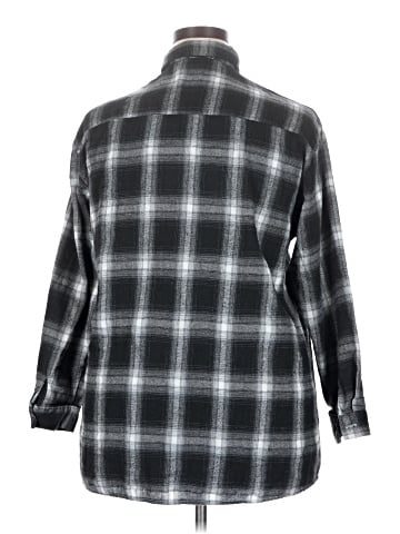 MOUSSY 3/4 Sleeve Button-Down Shirt (view 2)