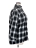 MOUSSY Checkered-gingham Gray 3/4 Sleeve Button-Down Shirt Size XXL (estimated) - photo 4