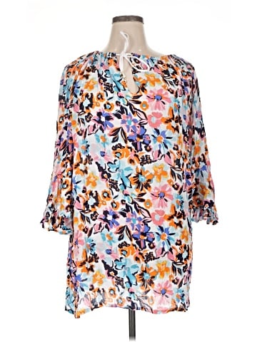 Anne Cole 3/4 Sleeve Blouse (view 1)