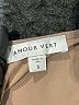 Amour Vert 100% Polyester Solid Tan Casual Dress Size S - photo 7