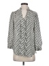 Moulinette Soeurs 100% Polyester Houndstooth Ivory 3/4 Sleeve Blouse Size 4 - photo 1