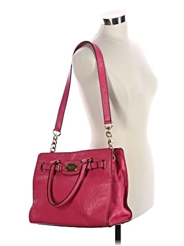 Michael Michael Kors Leather Satchel - back