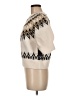 Christian Lacroix Chevron-herringbone Ivory Pullover Sweater Size M - photo 5