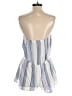 Ocean Drive Clothing Co. 100% Rayon Stripes Blue Romper Size S - photo 2