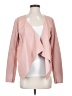Just Fab 100% Polyurethane Solid Pink Jacket Size XS - photo 1