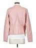 Just Fab 100% Polyurethane Solid Pink Jacket Size XS - photo 2